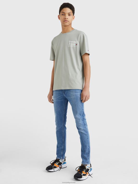 الصفصاف الباهت Tommy Hilfiger تيشيرت بشعار خلفي 44644861