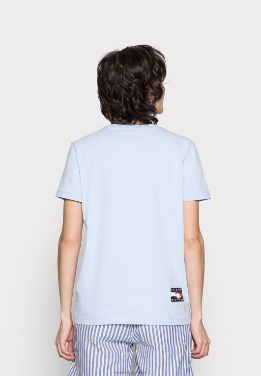 الأزرق الحلو Tommy Hilfiger تي شيرت بطبعة كوكب واحد عادي 446448623