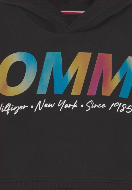 أسود Tommy Hilfiger سترة هوديي متعددة اللمعان 446448629