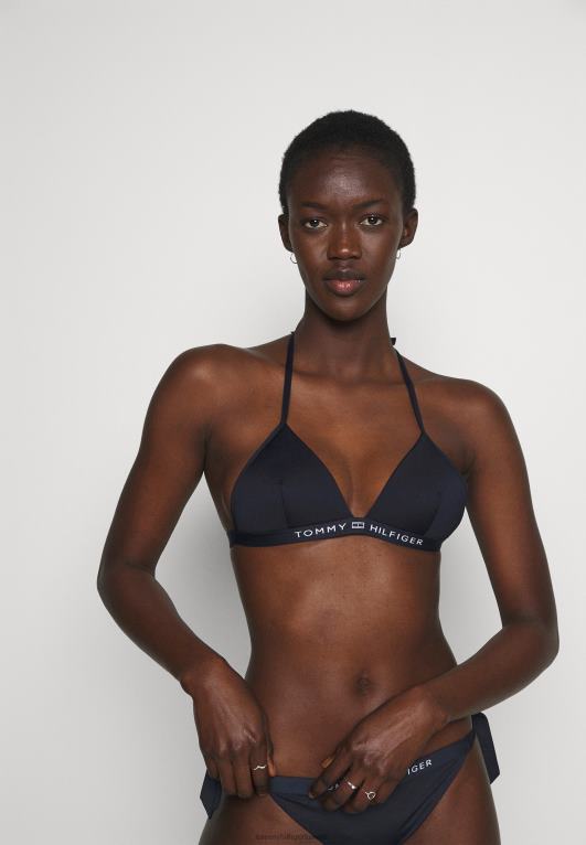 سماء الصحراء Tommy Hilfiger بيكيني علوي ثابت بشعار صلب ومثلث 446448634