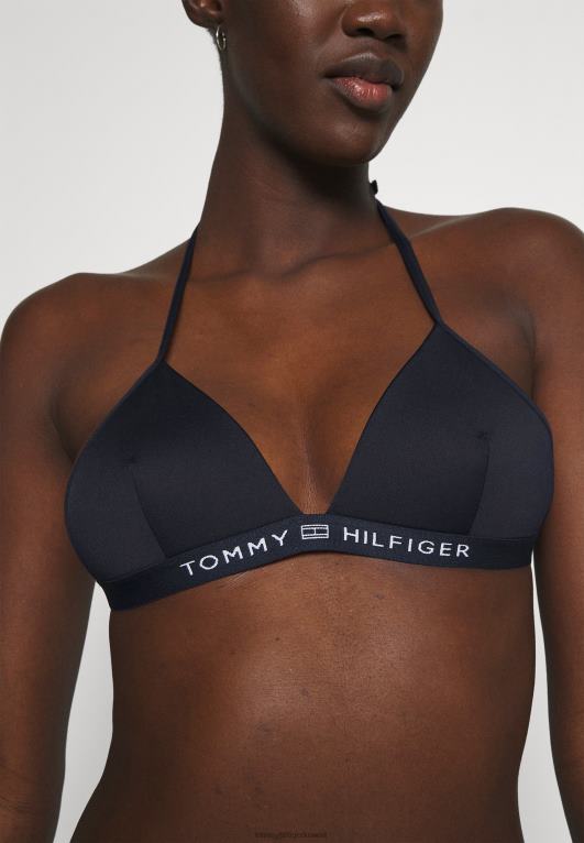 سماء الصحراء Tommy Hilfiger بيكيني علوي ثابت بشعار صلب ومثلث 446448634