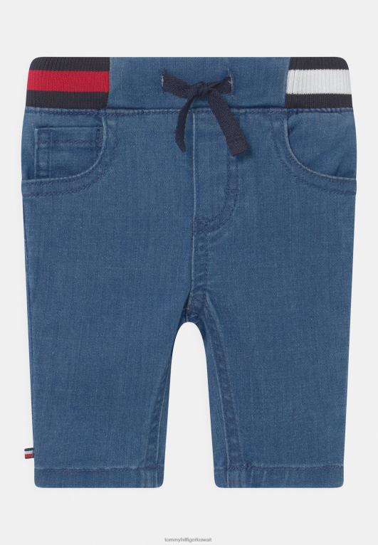 الدنيم الأزرق Tommy Hilfiger بنطلون جينز للأطفال مناسب للجنسين 446448668