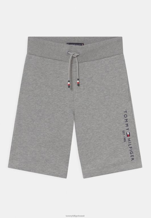 هيذر رمادي فاتح Tommy Hilfiger السراويل الأساسية 446448678