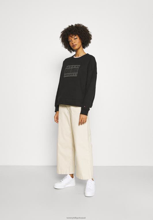 أسود Tommy Hilfiger البلوز 446448682