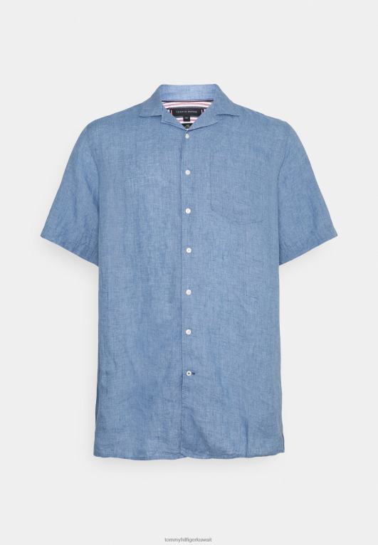 كولورادو النيلي Tommy Hilfiger قميص المخيم المصبوغ 446448692