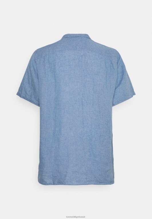 كولورادو النيلي Tommy Hilfiger قميص المخيم المصبوغ 446448692