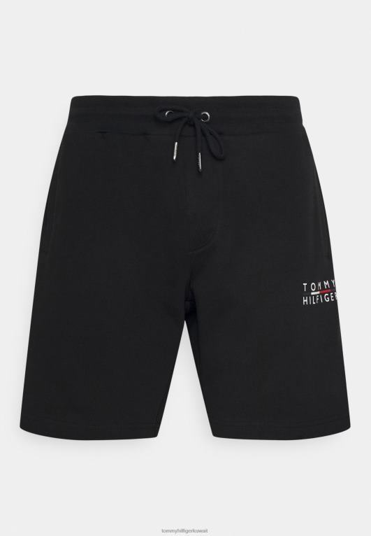 أسود Tommy Hilfiger السراويل القصيرة 446448693