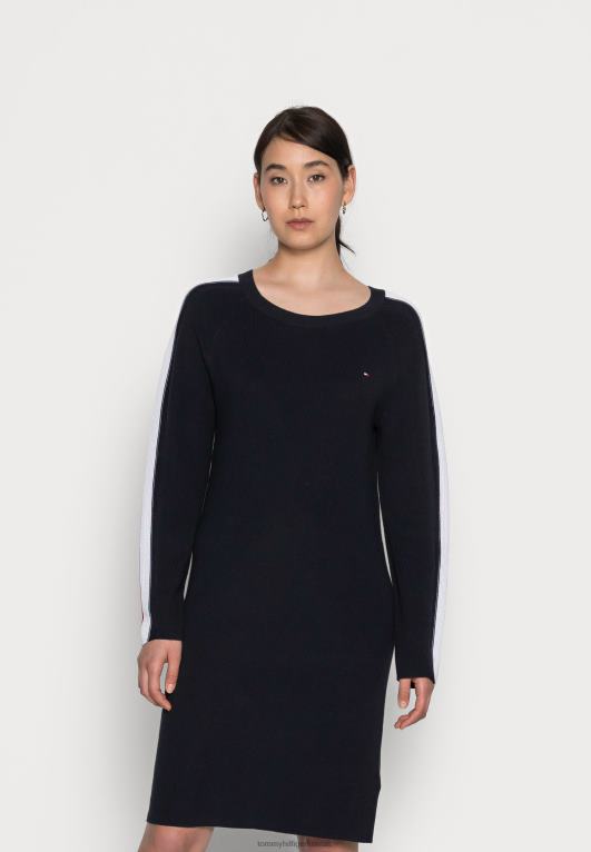 سماء الصحراء Tommy Hilfiger فستان البلوز العالمي للركبة 446448718