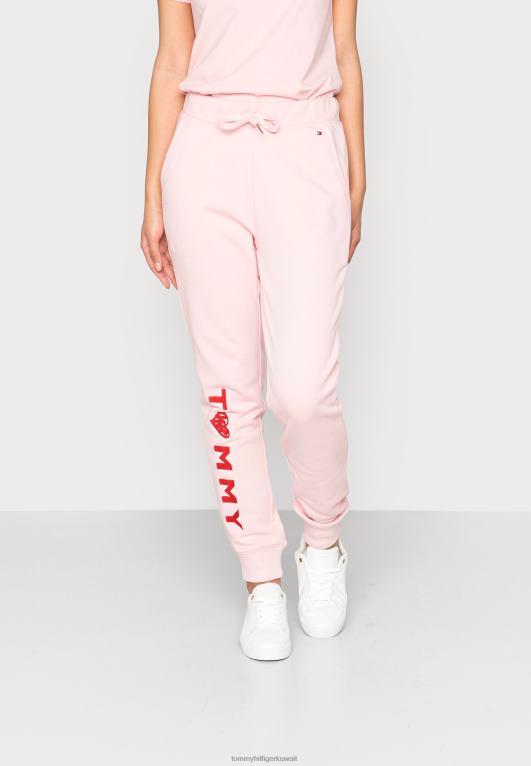 الوردي الجليدي Tommy Hilfiger شعار تيري قيعان رياضية 446448719