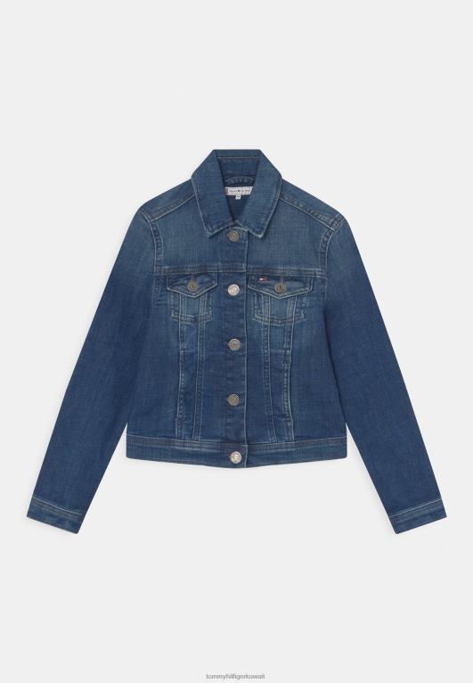 الدنيم الأزرق Tommy Hilfiger سترة الدنيم الأساسية لسائقي الشاحنات 446448738