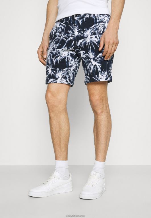 سماء الصحراء Tommy Hilfiger شورت بروكلين تيري بطباعة النخيل 446448755