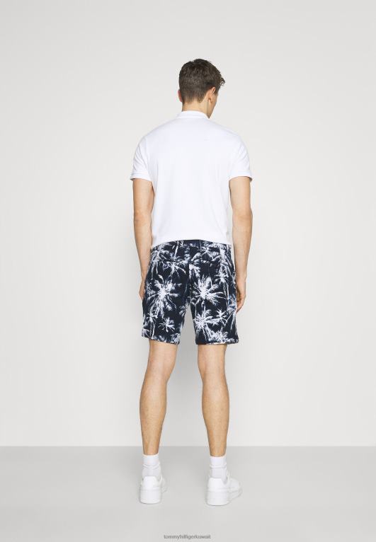 سماء الصحراء Tommy Hilfiger شورت بروكلين تيري بطباعة النخيل 446448755