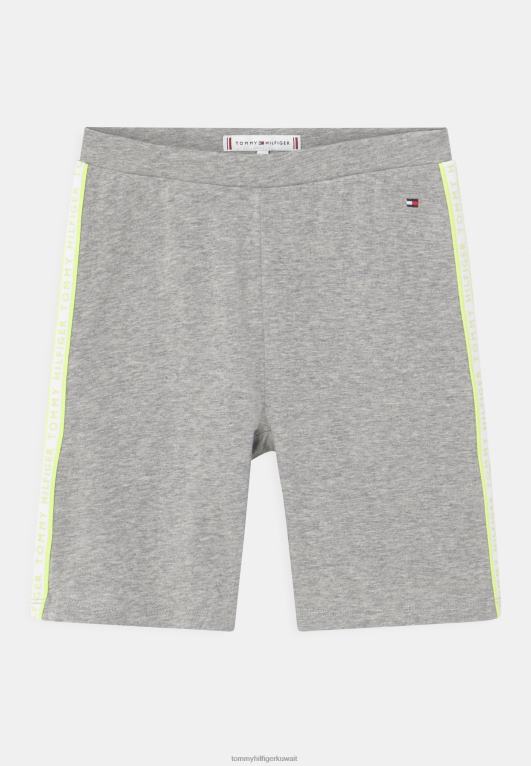 هيذر رمادي فاتح Tommy Hilfiger شورت ركوب الدراجات الأساسي 446448760