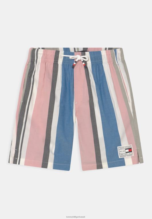 أبيض Tommy Hilfiger سحب شريط الرجعية على السراويل القصيرة 446448763