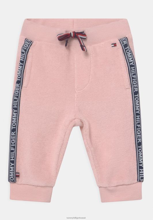 لون القرنفل Tommy Hilfiger سراويل شريطية للأطفال للجنسين 446448769