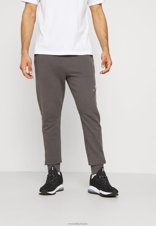 رمادي Tommy Hilfiger بنطال رياضي بشعار الماركة 446448798