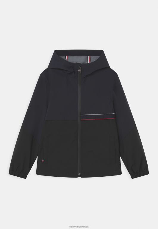 سماء الصحراء/أسود Tommy Hilfiger سترة خفيفة بشريط تقني 446448800