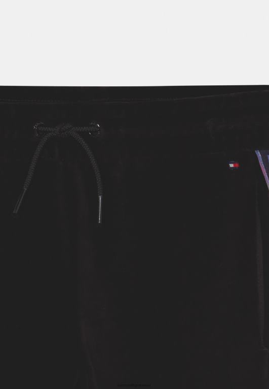 أسود Tommy Hilfiger قيعان رياضية الشريط 446448802