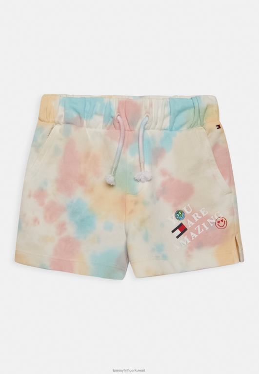 صبغة ربطة عنق إيكرو Tommy Hilfiger التعادل صبغ السراويل القصيرة 446448805