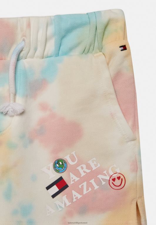 صبغة ربطة عنق إيكرو Tommy Hilfiger التعادل صبغ السراويل القصيرة 446448805