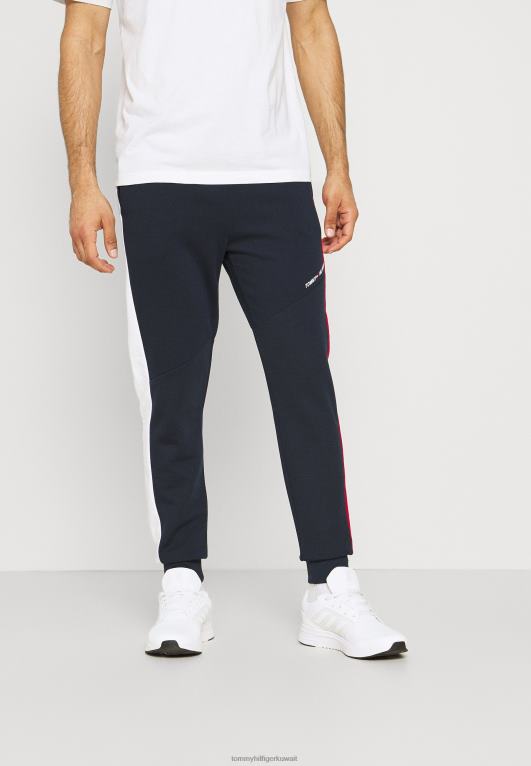 أزرق Tommy Hilfiger منعت قيعان رياضية بانت تيري 446448806