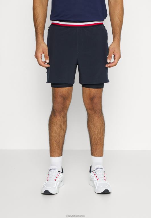 سماء الصحراء Tommy Hilfiger التدريب الأساسي السراويل الرياضية القصيرة 446448808