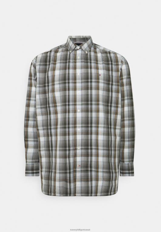 رمادي حديدي/متعدد Tommy Hilfiger قميص قميص مربع كبير 446448823
