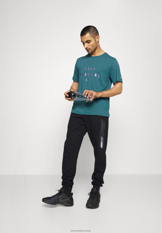 أسود Tommy Hilfiger سروال رياضي برسومات موسمية 446448825