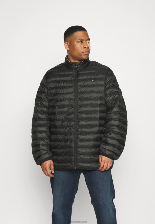 أسود Tommy Hilfiger سترة خفيفة دائرية قابلة للتعبئة 446448827