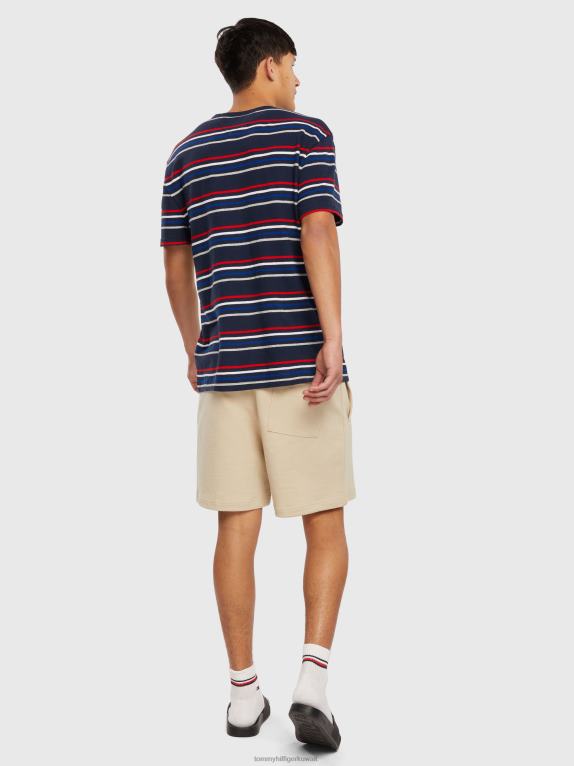 شريط الشفق البحرية Tommy Hilfiger تي شيرت كريب مخطط 44644883