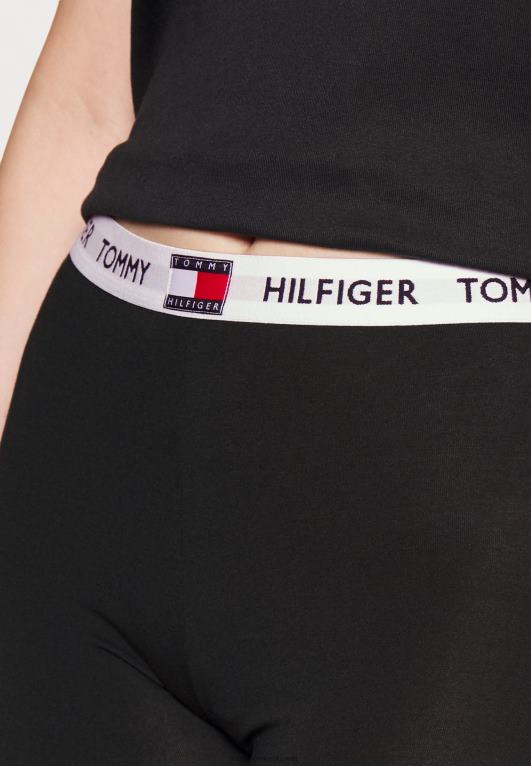 أسود Tommy Hilfiger قيعان بيجامة الدراج 446448871