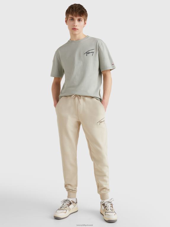 الصفصاف الباهت Tommy Hilfiger تيشيرت من القطن المعاد تدويره بشعار الماركة 44644889