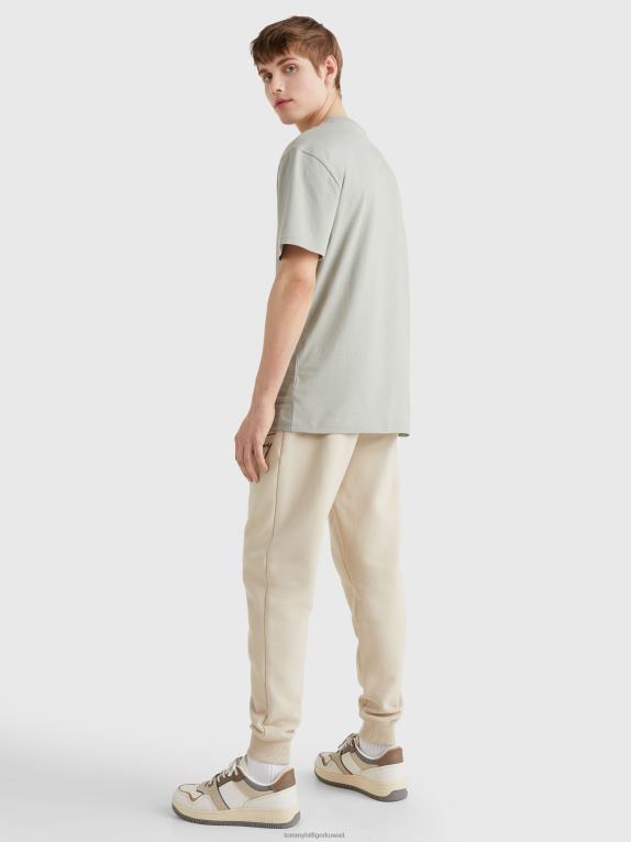 الصفصاف الباهت Tommy Hilfiger تيشيرت من القطن المعاد تدويره بشعار الماركة 44644889