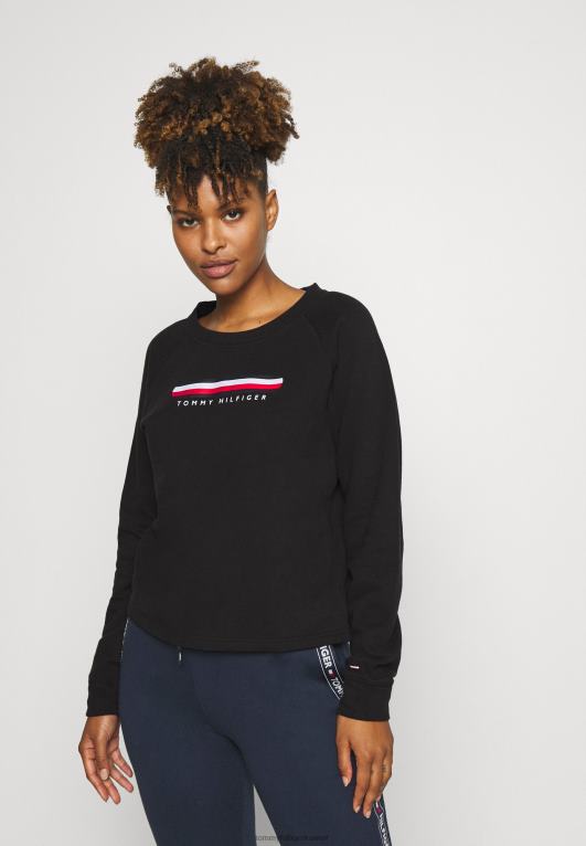 أسود Tommy Hilfiger توب بيجامة من سيسيل 446448902