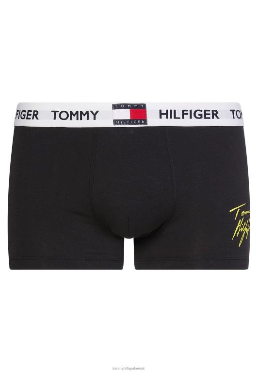 أسود Tommy Hilfiger السراويل طباعة الجذع 446448910