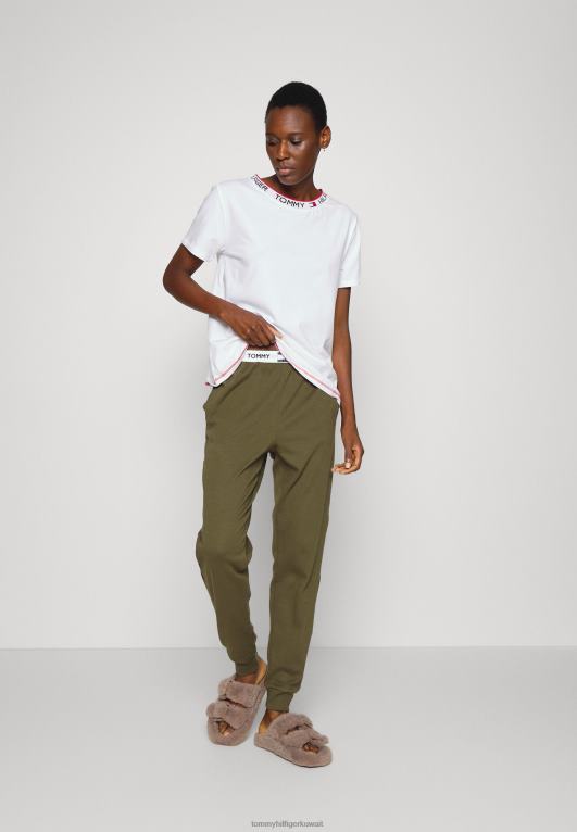 الجيش الأخضر Tommy Hilfiger قيعان بيجامة بانت 446448931