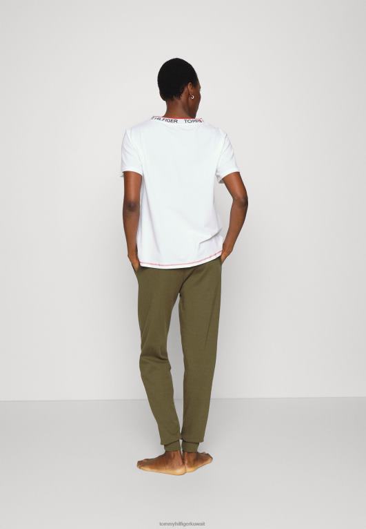 الجيش الأخضر Tommy Hilfiger قيعان بيجامة بانت 446448931