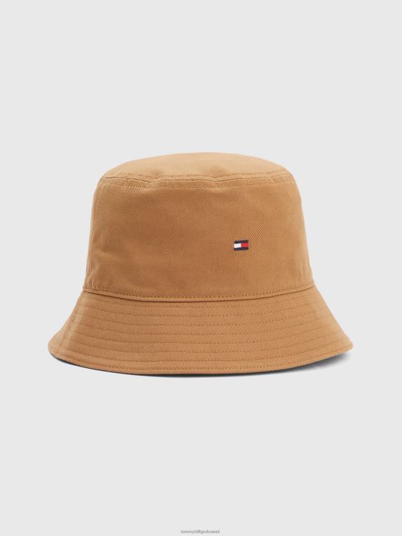 الكاكي الصحراوي Tommy Hilfiger قبعة دلو من القطن العضوي الأساسي 44644893