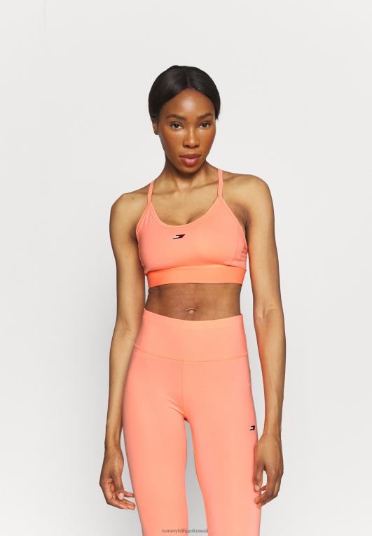 مرجان نيون Tommy Hilfiger حمالة صدر رياضية خفيفة الوزن ذات دعم خفيف 446448944