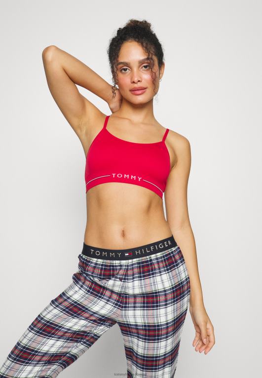 الأحمر الأساسي Tommy Hilfiger صدرية صدرية غير مبطنة بدون خياطة 446448946