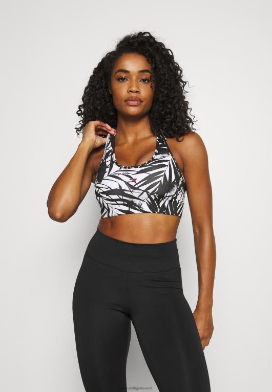 أسود Tommy Hilfiger حمالة صدر رياضية متوسطة الدعم 446448959