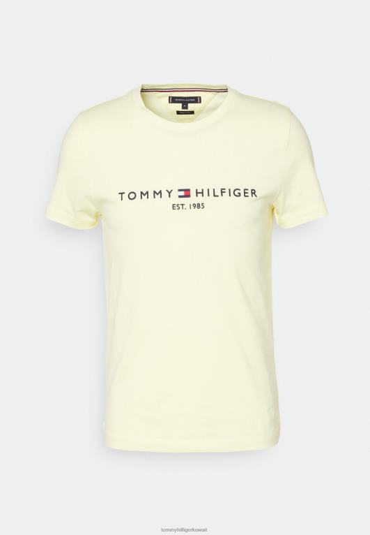 خلطة ليمون Tommy Hilfiger تيشيرت بطبعة شعار الماركة 446448968