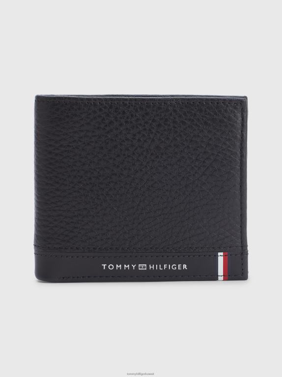 أسود Tommy Hilfiger محفظة جلدية محببة 44644910