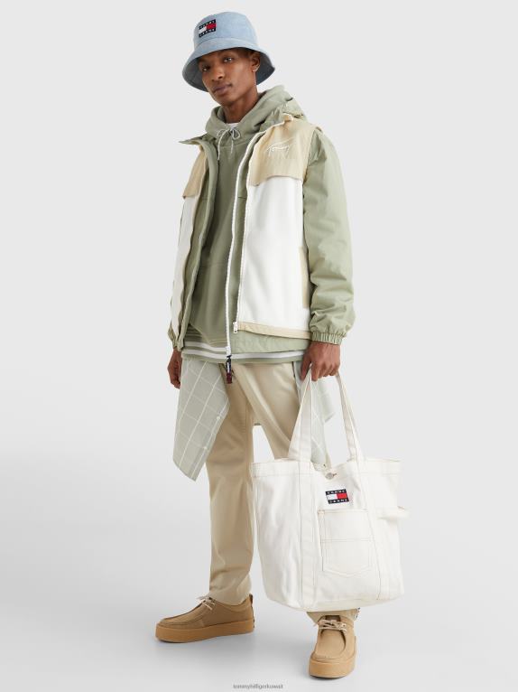 بيج فاتح Tommy Hilfiger حقيبة تراثية كبيرة 44644911