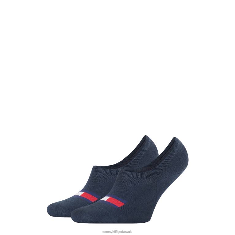 القوات البحرية Tommy Hilfiger عبوة من قطعتين من الجوارب ذات القصة العالية 44644934