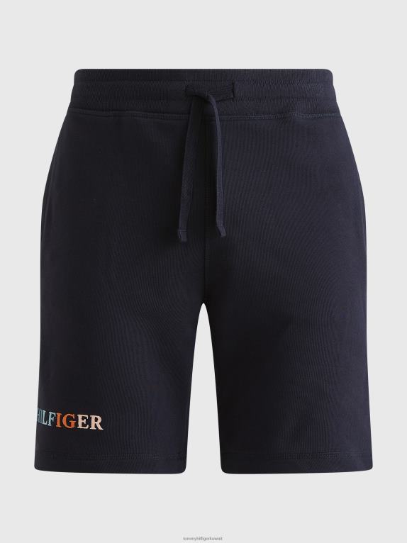 سماء الصحراء Tommy Hilfiger شورت مطرز بشعار متعدد الألوان 44644957