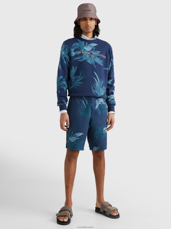 سماء الصحراء Tommy Hilfiger هارلم شورت مريح بطباعة النخيل 44644993