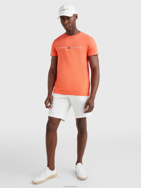 هاواي المرجانية Tommy Hilfiger تي شيرت من القطن العضوي بقصة ضيقة 44644999