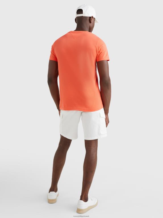 هاواي المرجانية Tommy Hilfiger تي شيرت من القطن العضوي بقصة ضيقة 44644999