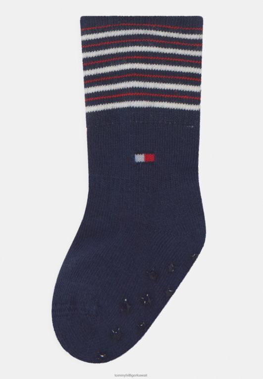 لون القرنفل Tommy Hilfiger جوارب قابلة للطي للأطفال للجنسين مكونة من 4 قطع 446447037